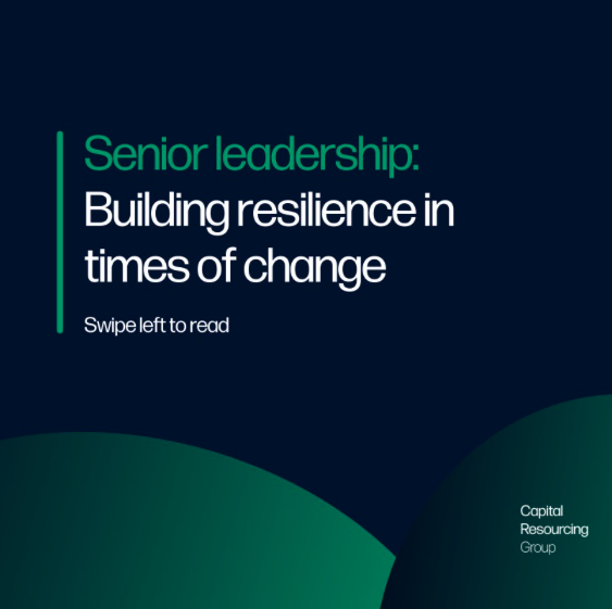 How to building resilience in times of change